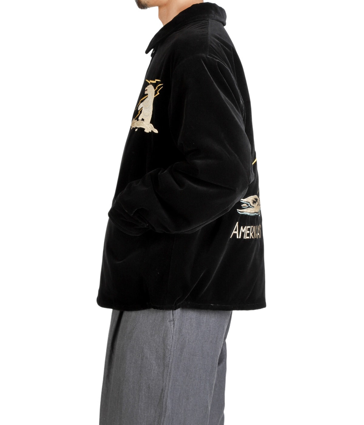 model(175cm / 60kg)B85 W75 H92 着用サイズ：L