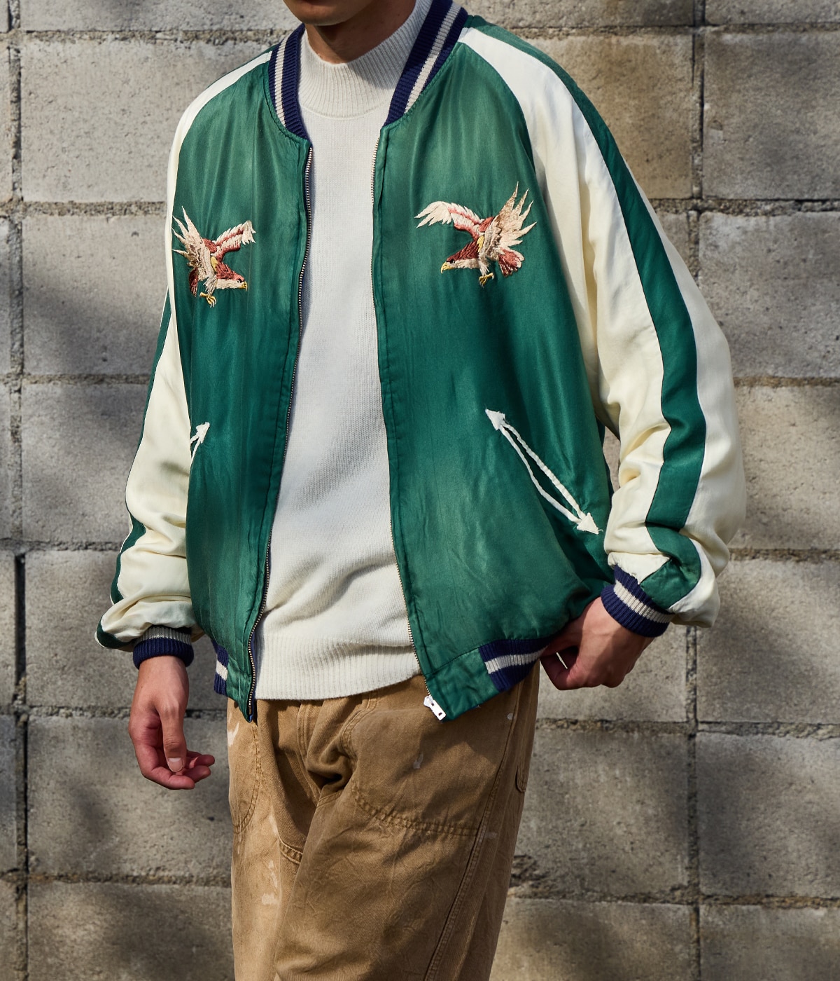 model（175cm） 着用サイズ：M