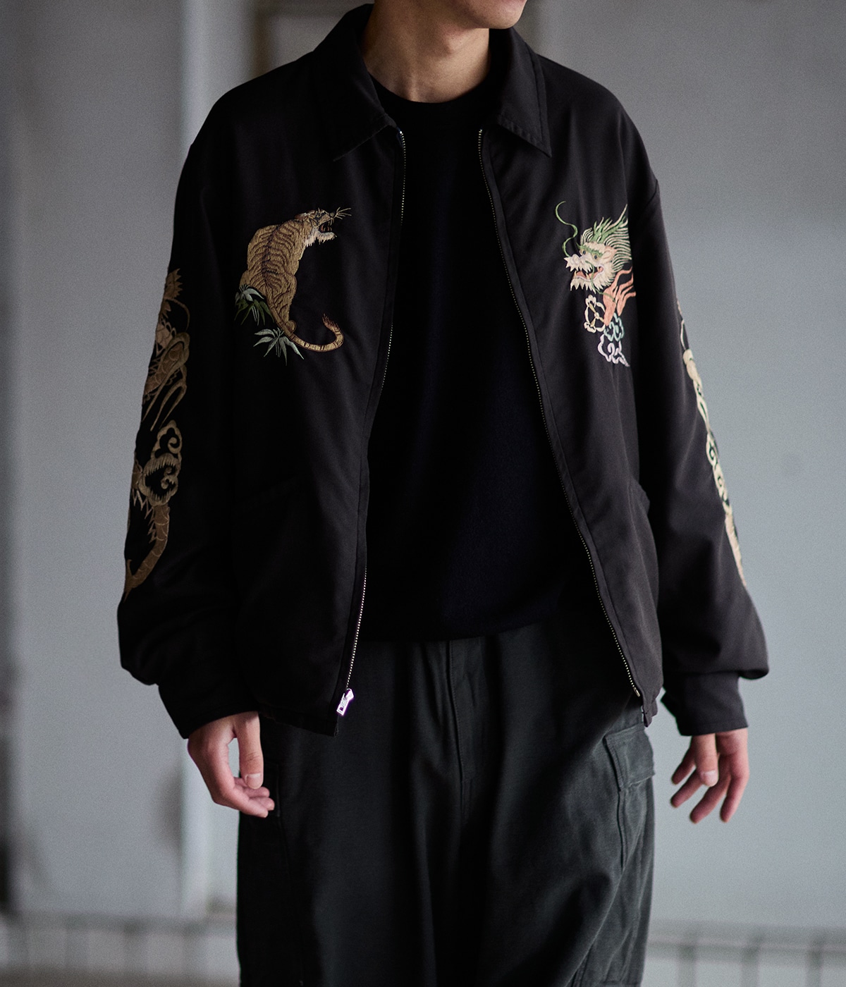 予約】別注 SOUVENIR JACKET AGED MODEL JAPAN MAP | GOLD(ゴールド
