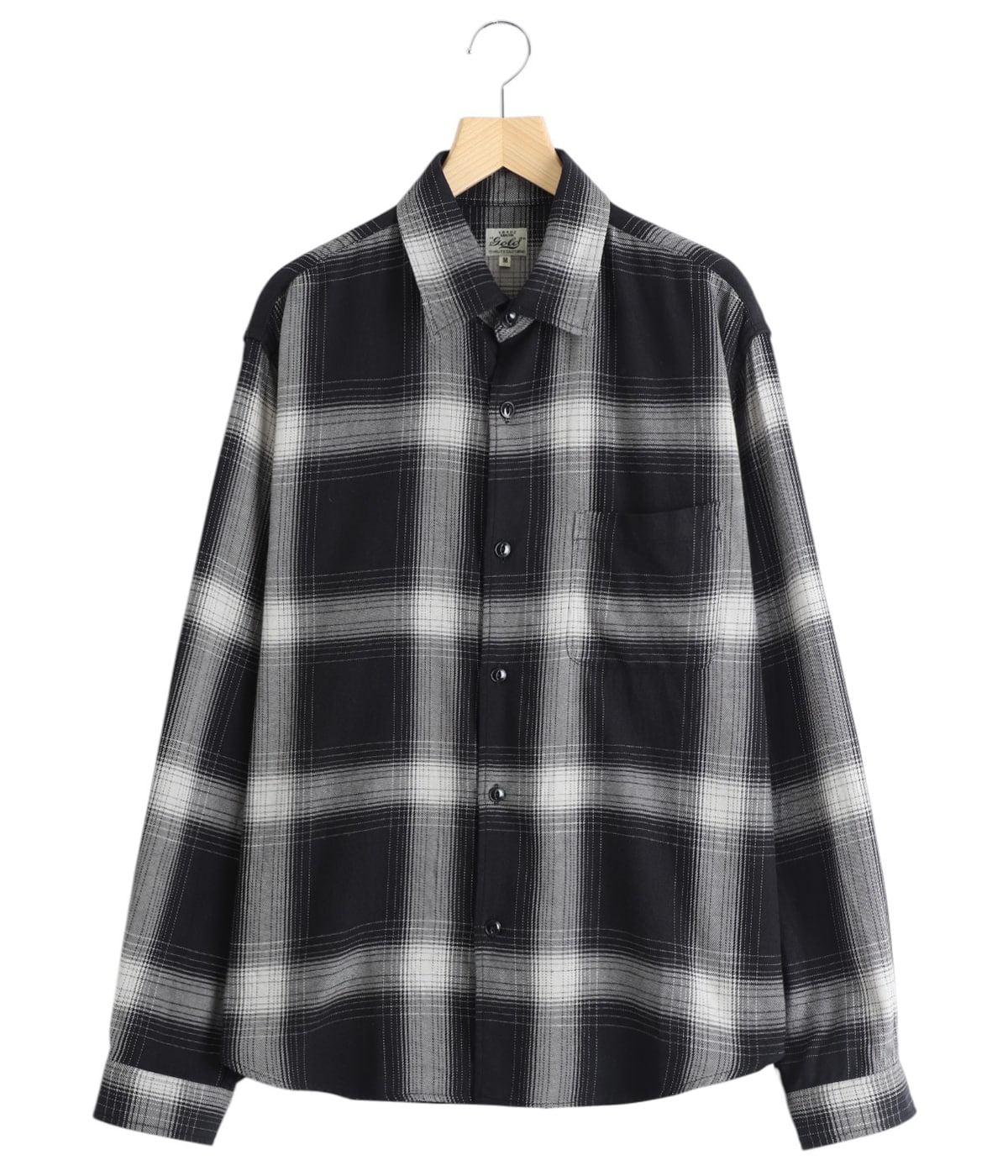L 新品定価41800円 SEQUEL LINE NEL CHECK SHIRT SEQUEL LINE NEL CHECK SHIRT