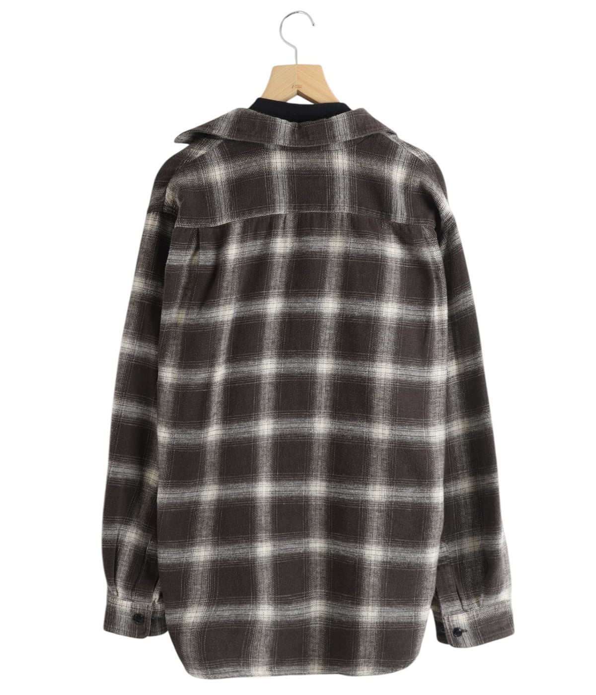 COTTON NEL CHECK PULLOVER WORK SHIRT | GOLD(ゴールド) / トップス