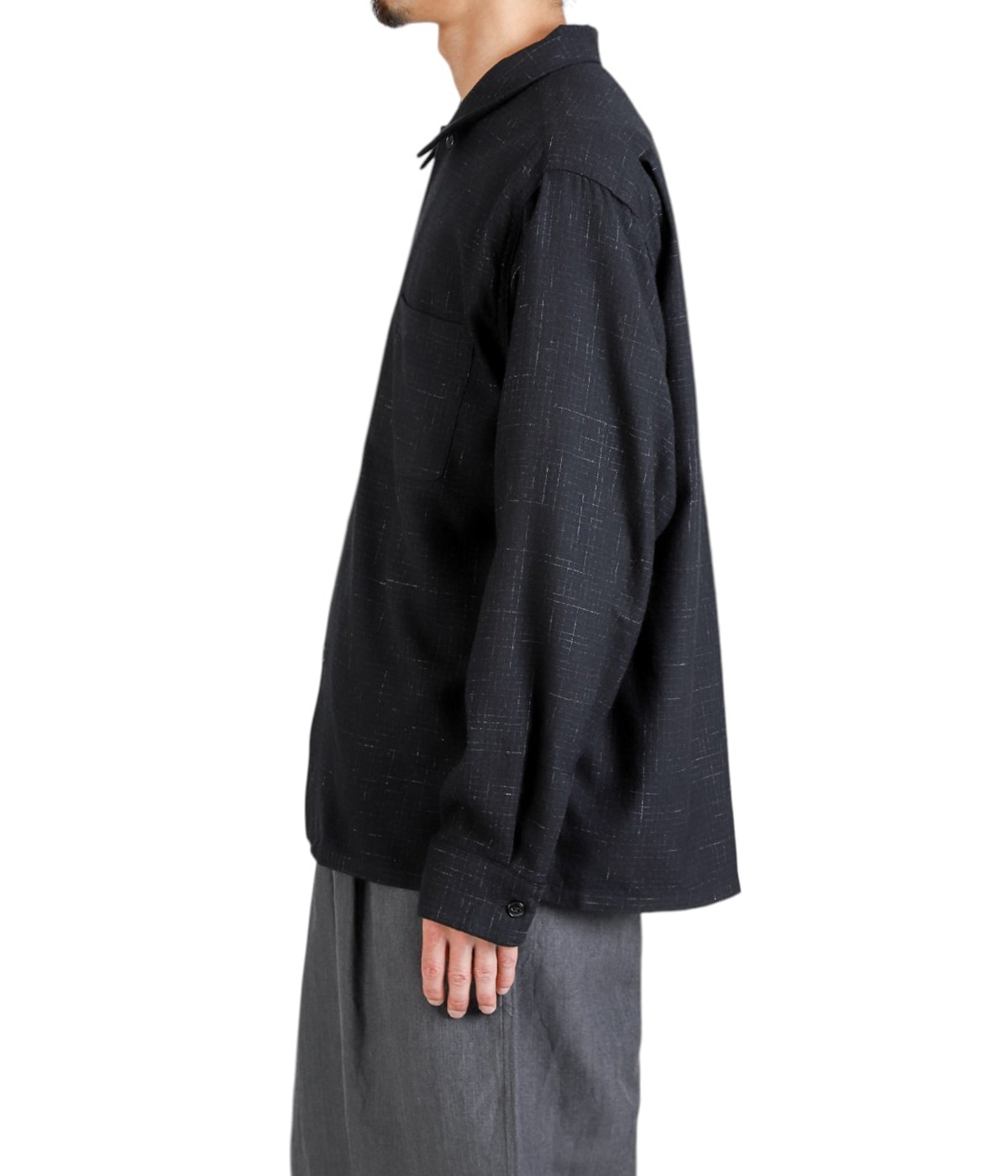 超超スペシャル 60s Kingsfield オンブレ シャツ L ブラック 黒 超超スペシャル 60s Kingsfield オンブレ シャツ L ブラック 黒