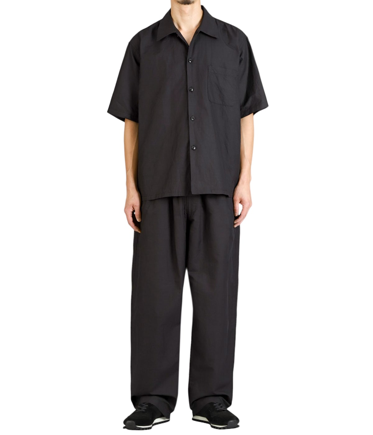 COTTON / RAMIE BROAD OPEN SHIRT | GOLD(ゴールド) / トップス