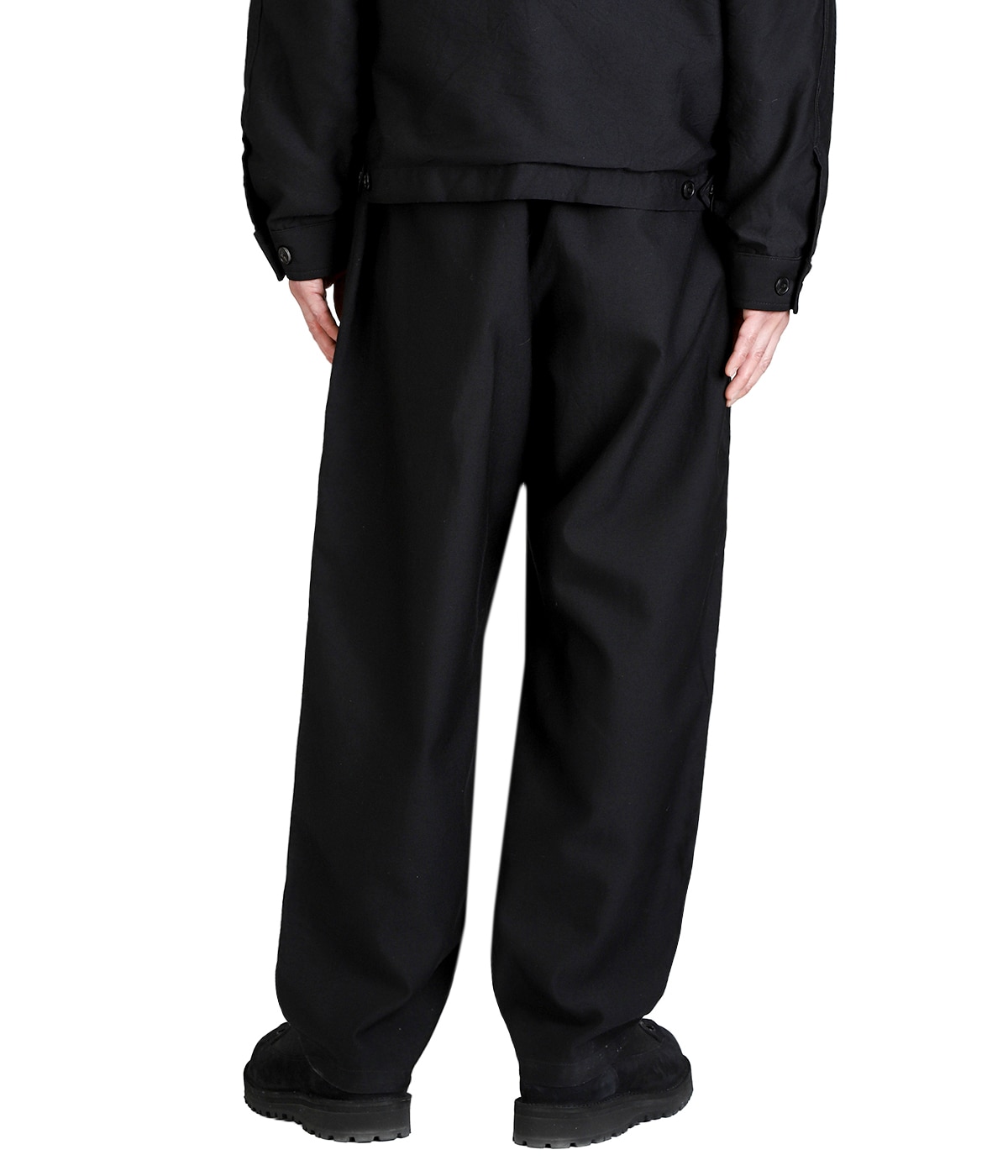 WOOL / COTTON MOLESKIN EASY PANTS | GOLD(ゴールド) / パンツ