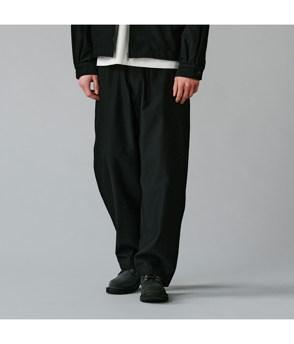 WOOL / COTTON MOLESKIN EASY PANTS | GOLD(ゴールド) / パンツ