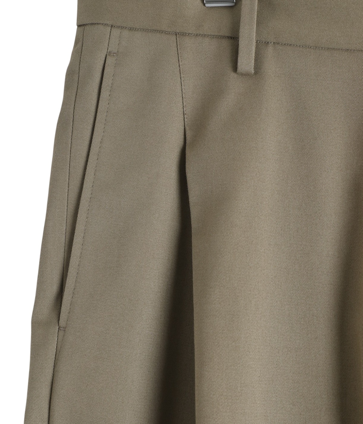 ORGANIC COTTON CHINO - 1 TUCK PANTS | URU(ウル) / パンツ