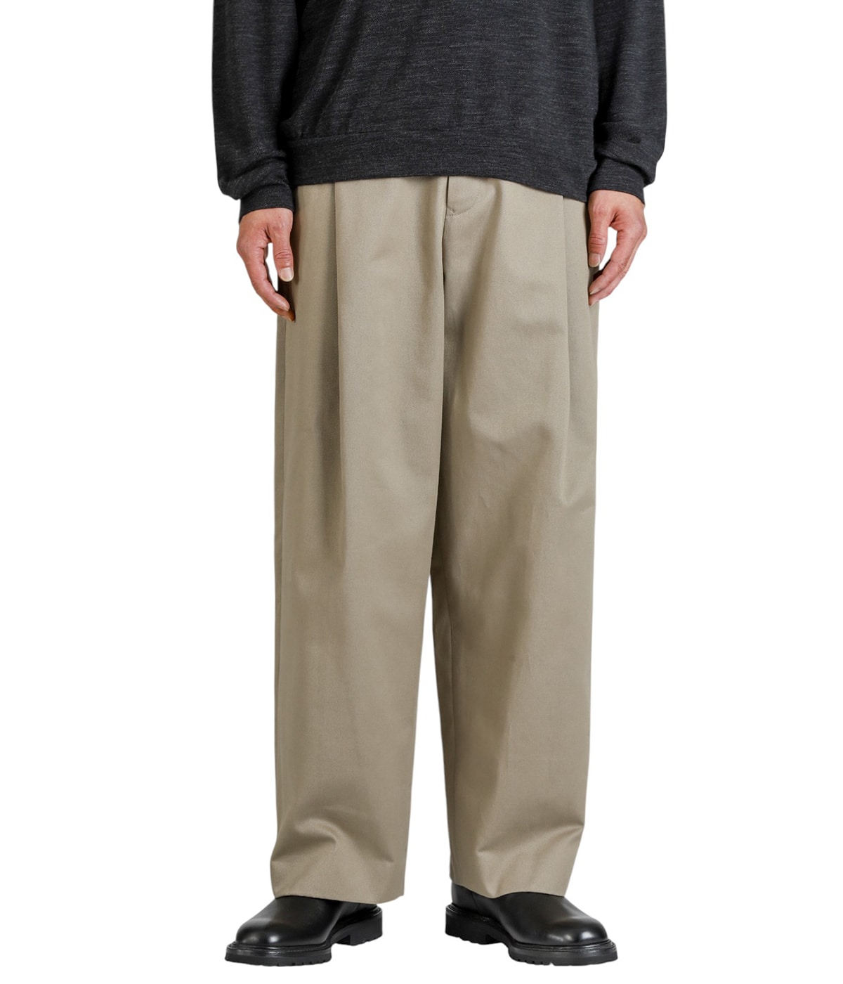 パンツ Yuan Relax Tuck Pants \"Cotton Chino\" パンツ Yuan Relax Tuck Pants 