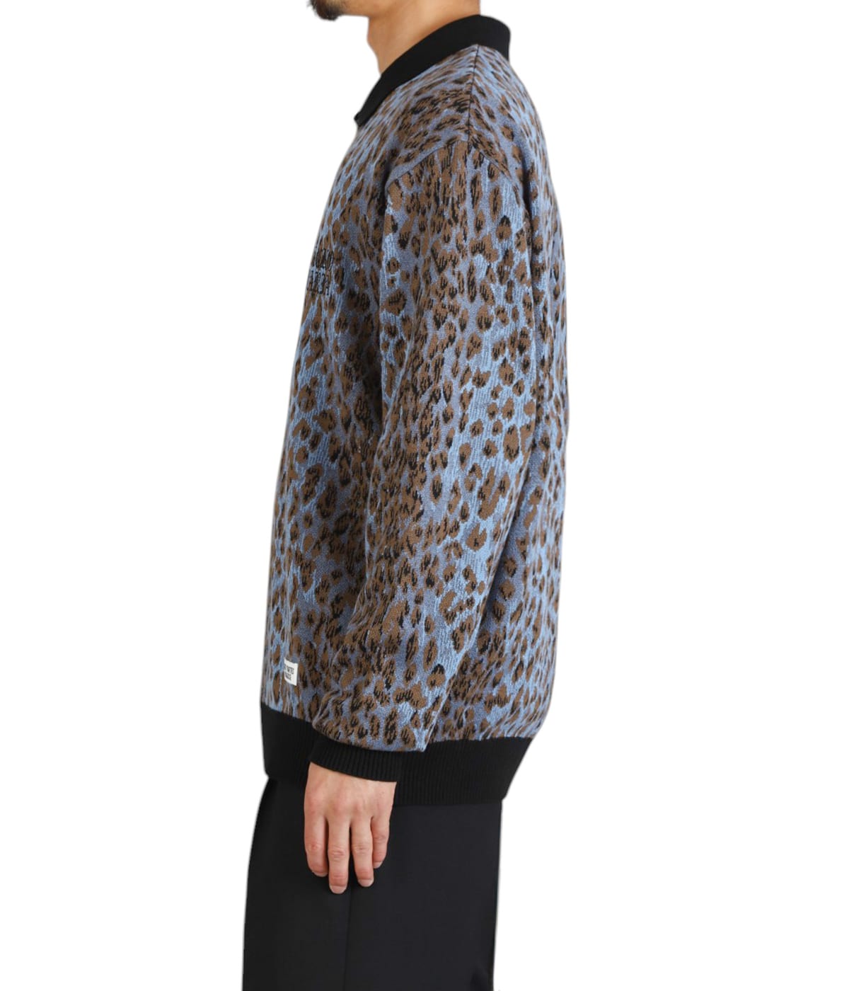 トップス WACKOMARIA 25SS LEOPARD KNIT POLO SHIRT Wacko Maria