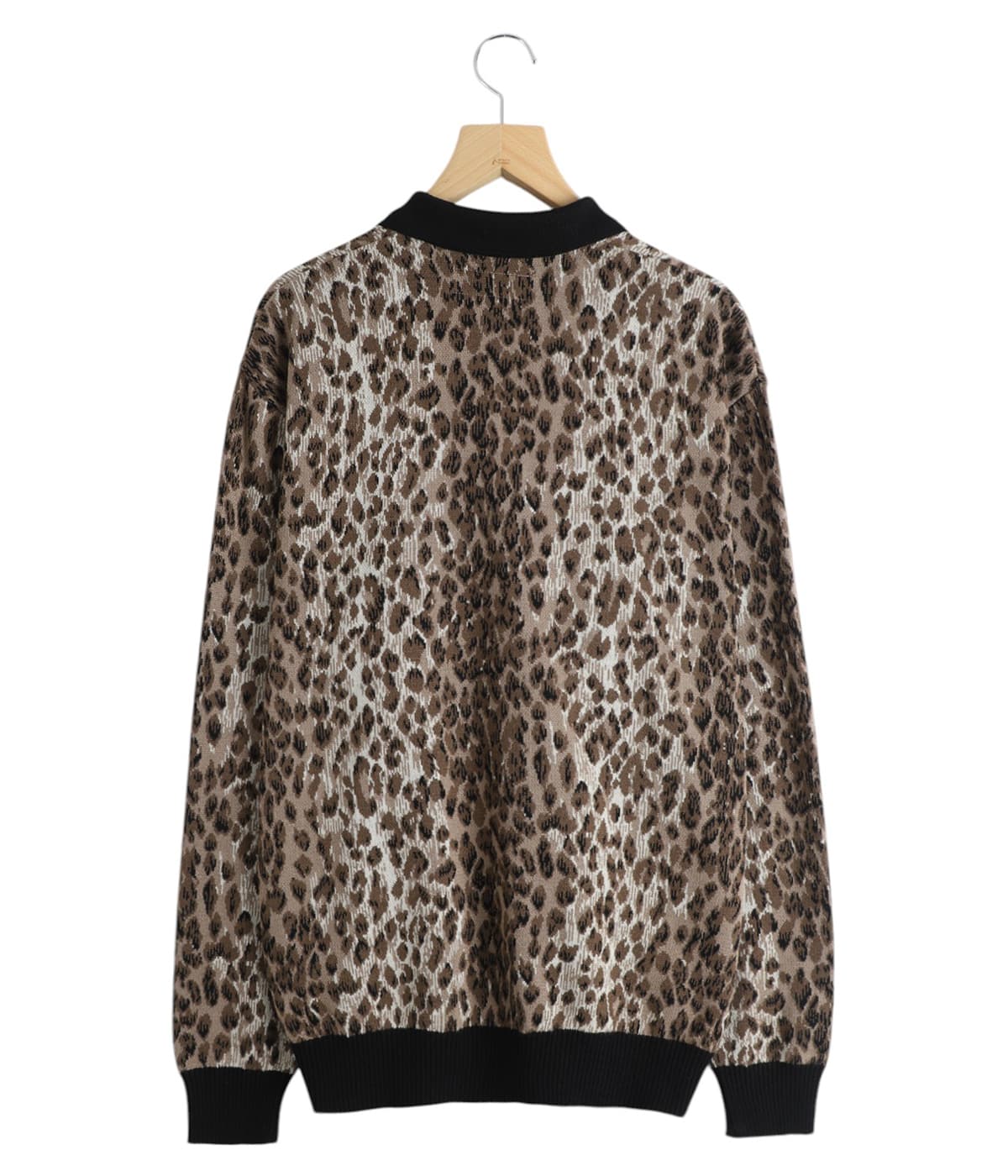 トップス WACKOMARIA 25SS LEOPARD KNIT POLO SHIRT Wacko Maria - Leopard Knit Polo Shirt | HBX - Globally