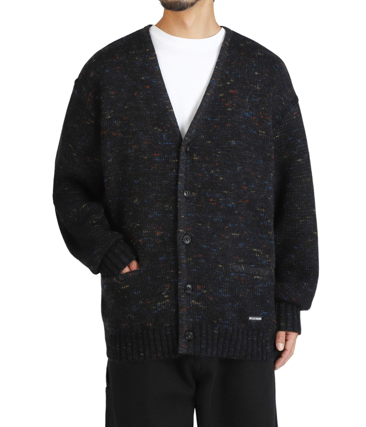 ワコマリア　ドットカーディガン レオパードカーディガン タイプ1 25SS-WMK-KN14 | ワコマリア