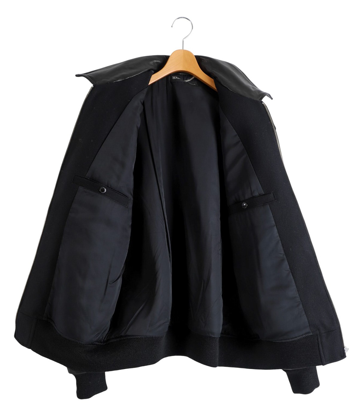 ワコマリア　ブルゾン LEATHER VARSITY JACKET ( TYPE-1 ) | WACKO MARIA(ワコマリア