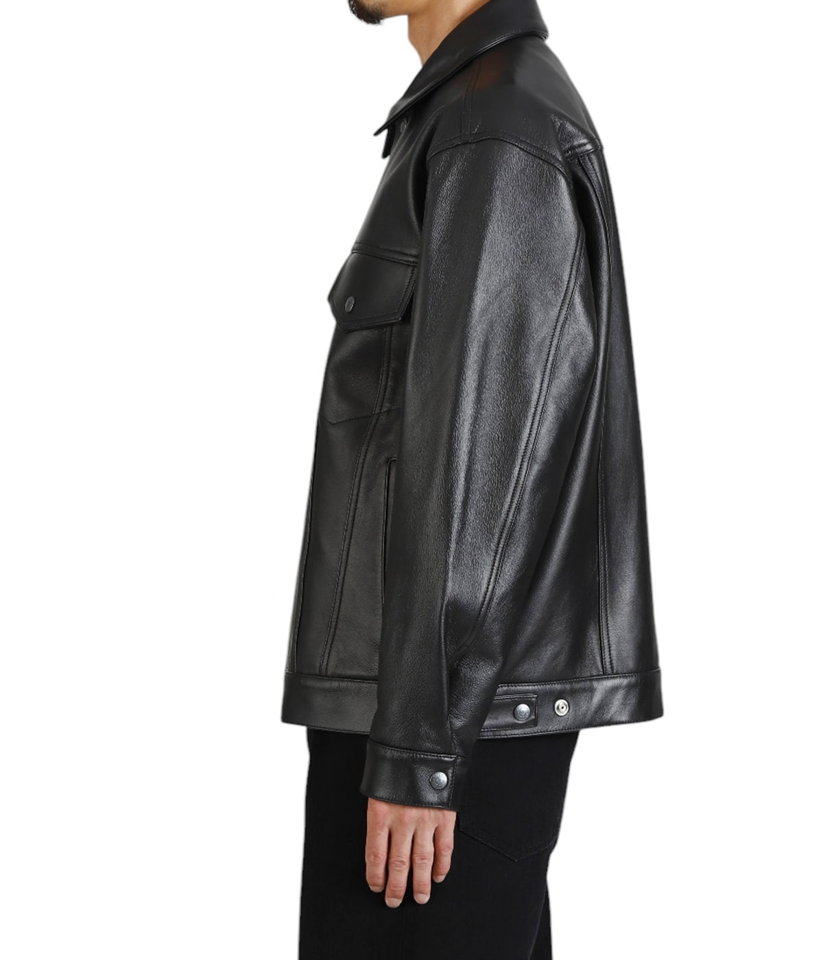 LEATHER TRUCKER JACKET ( TYPE-1 ) | WACKO MARIA(ワコマリア