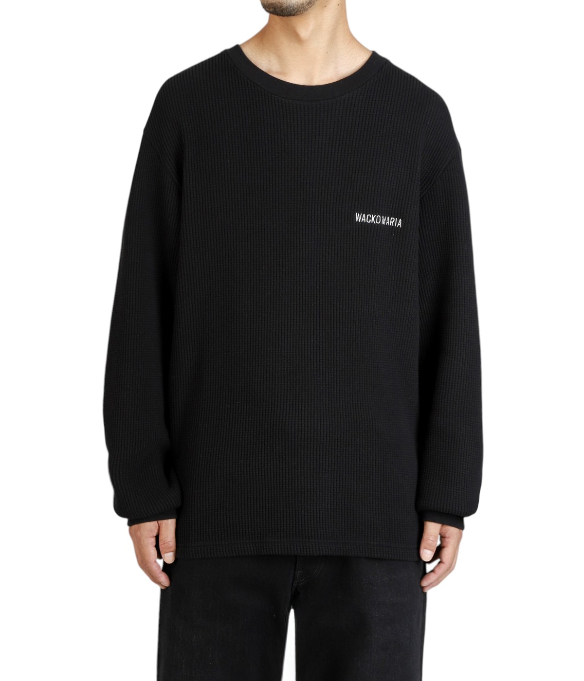 白S【WACKOMARIA】25SS TIM L/S／新品タグ／送料込 WACKO MARIA(ワコマリア) 25SSWASHED HEAVY WEIGHT LONG SLEEVE