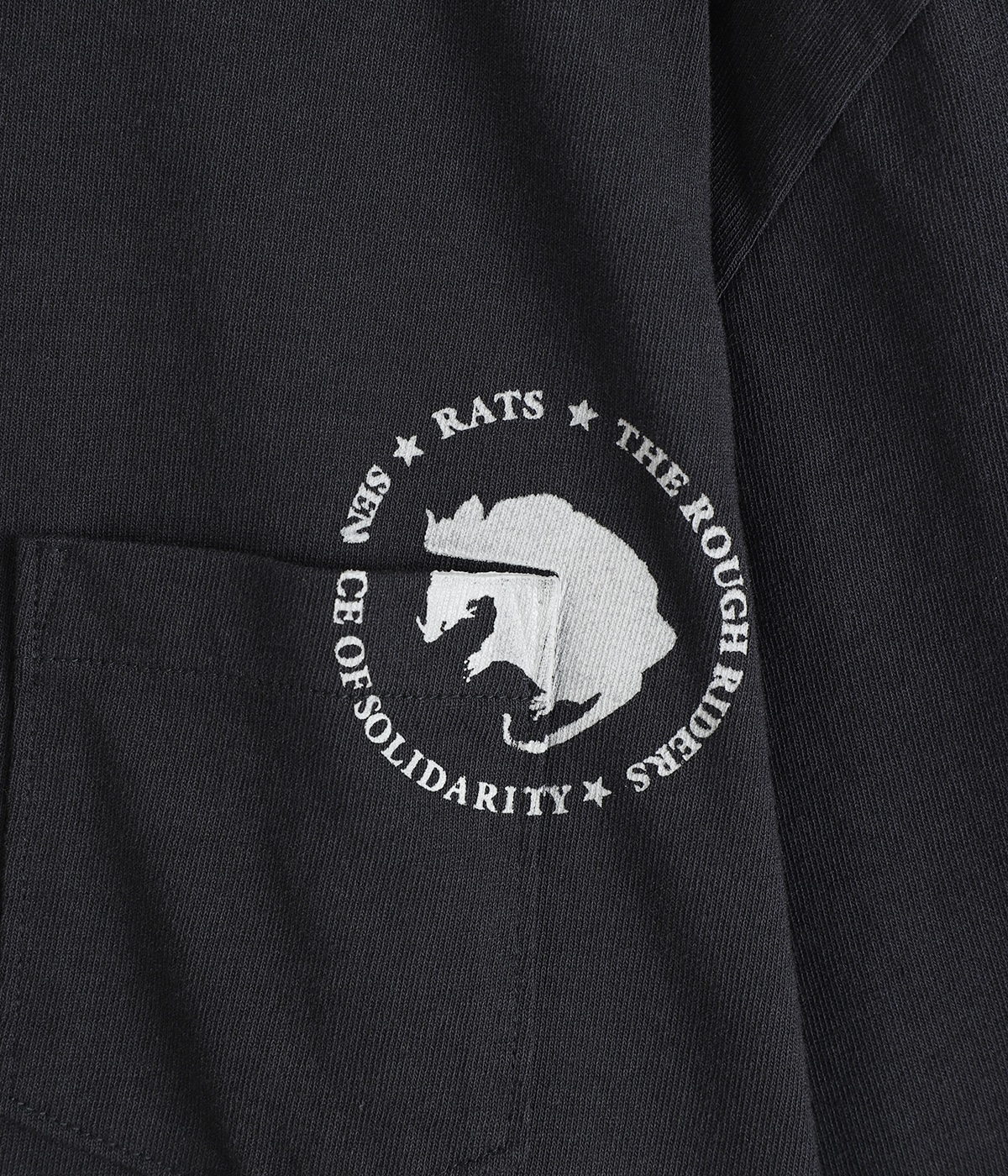 CIRCLE POCKET TEE BACK PRINT | RATS(ラッツ) / トップス