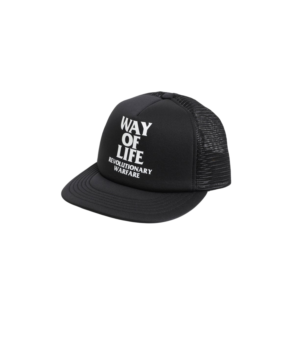 WAY OF LIFE ブラックキャップ RATS MESH CAP WAY OF LIFE | RATS(ラッツ) / 帽子 キャップ (メンズ