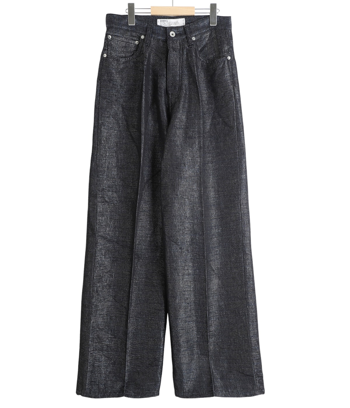 パンツ YANUK25 期間限定20%off]【YANUK】ピンタックストレートデニムパンツ
