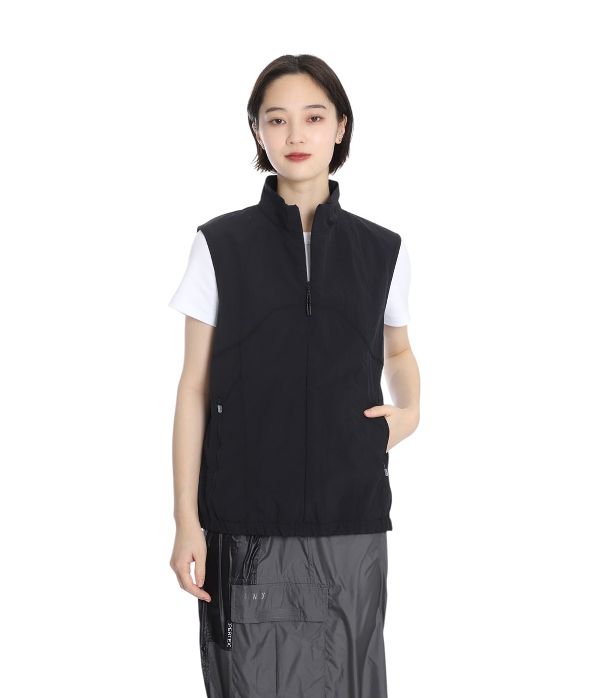 ジャケット・アウター MARMOT LIGHTWEIGHT NYLON VEST KSK MARMOT CAPITAL / マーモット キャピタル】 CURVE ZIP UP NYLON
