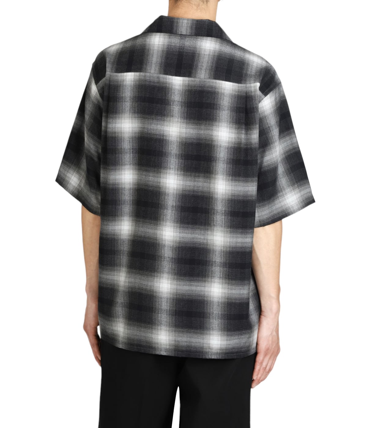 WACKO MARIA CHECK OPEN COLLAR SHIRT窪塚着用 WACKO MARIA (ワコマリア) CHECK OPEN COLLAR SHIRT S/S (TYPE-2