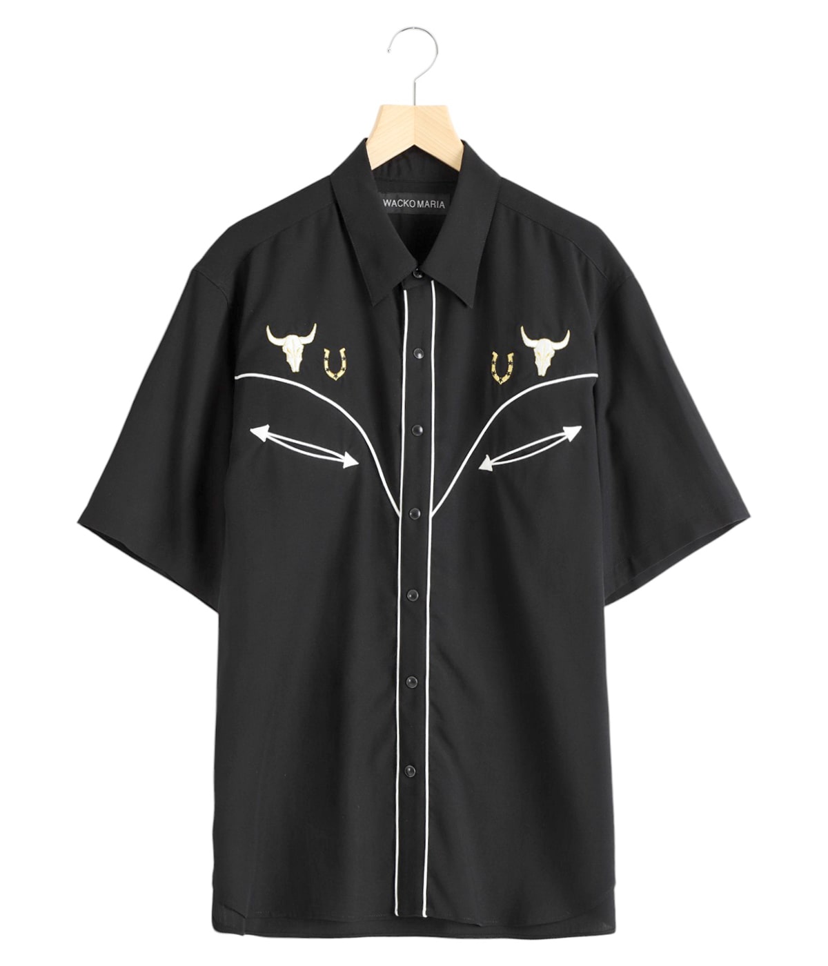 WACKO MARIA 半袖シャツ ブラック WACKO MARIA WASHED HEAVY WEIGHT T-SHIRT - メルカリ