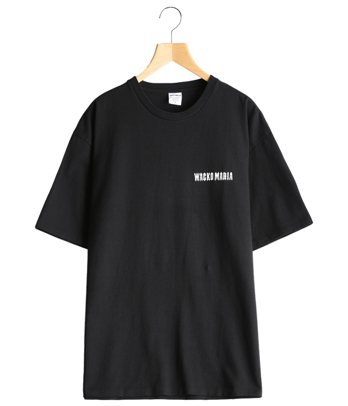 【WACKO MARIA】CREW NECK T-SHIRT ( TYPE-8 ) CREW NECK T-SHIRT (TYPE-8)【BLACK】｜WACKO MARIA｜MELTING