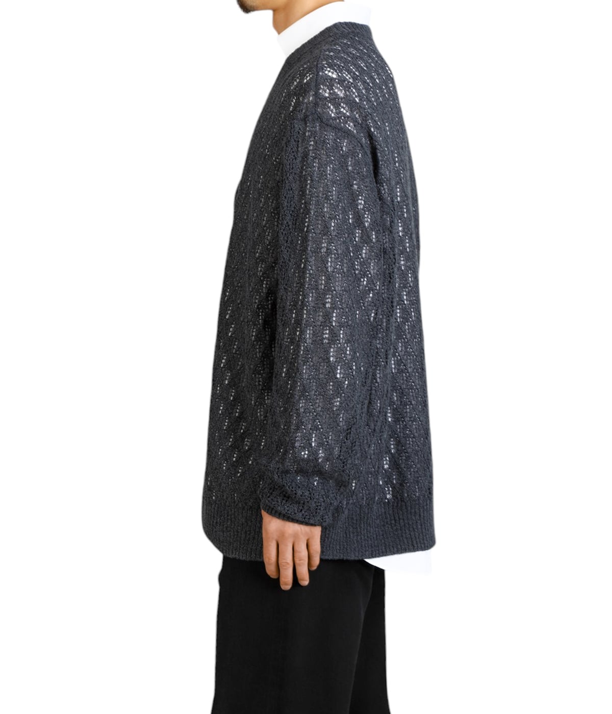 24SS URU KNIT CARDIGAN ウル URU / KNIT CARDIGAN (IVORY)