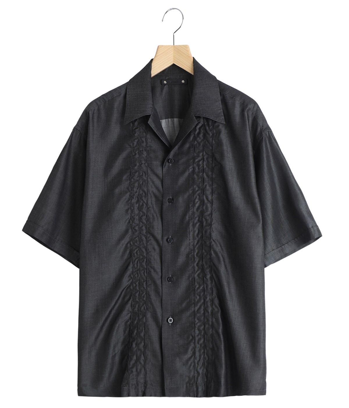 Cu.Denim Wave embroidery S.S SH | MINEDENIM(マインデニム