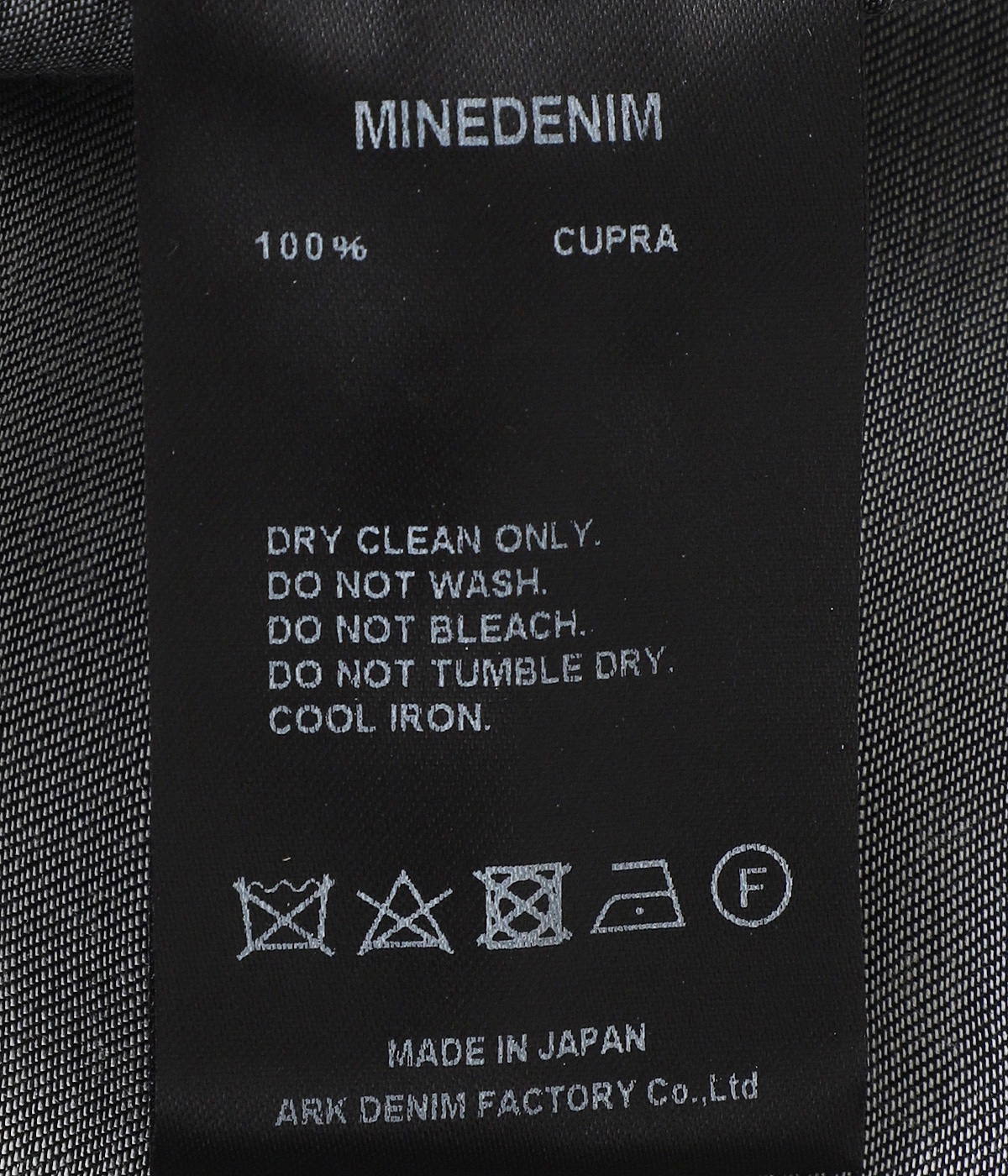 Cu.Denim Wave embroidery S.S SH | MINEDENIM(マインデニム