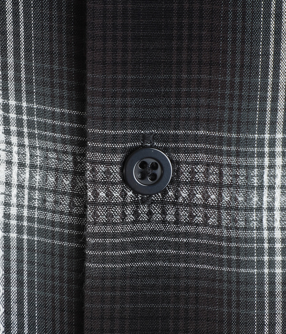 Rayon Dobby Plaid S.S Open Collar SH | MINEDENIM(マインデニム