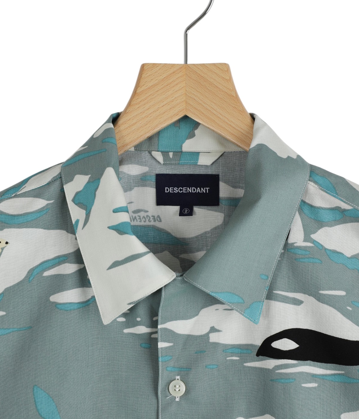 EDGD OPEN COLLAR TEXTILE SS SHIRT | DESCENDANT(ディセンダント