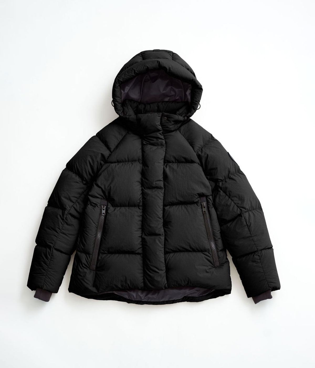 BEERER ブラック ダウンジャケット レディース】【BLACK DISC】Bryden Puffer Black Label | CANADA