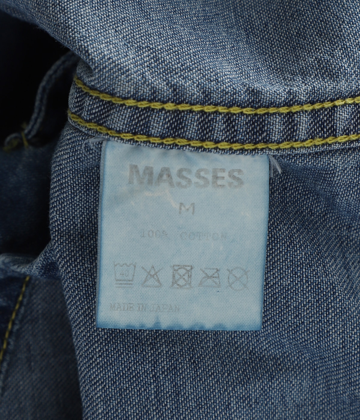 DENIM SHIRT H.WASH | MASSES(マシス) / トップス 長袖シャツ (メンズ