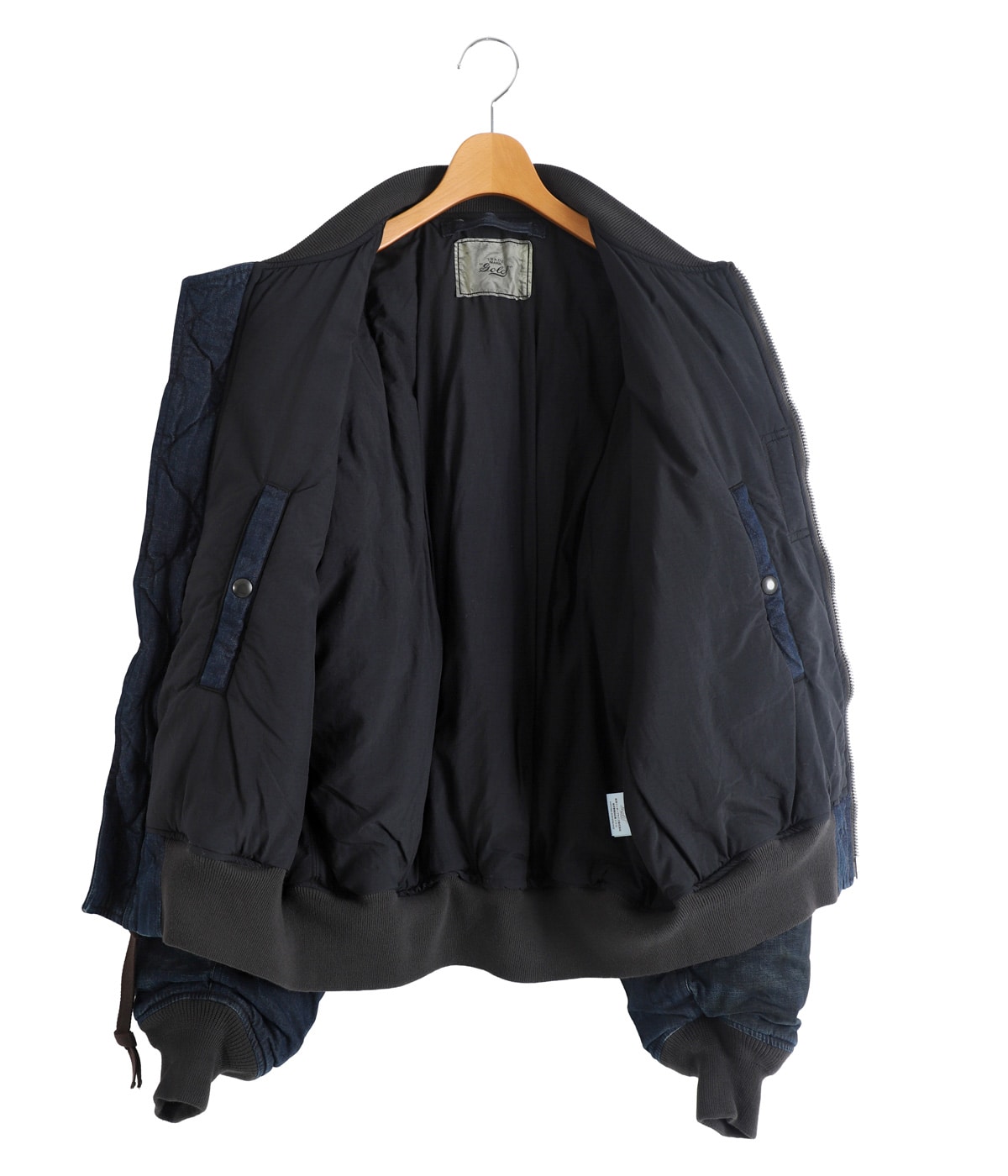 CLIMA SHIELD PADDING DENIM MA-1 PIGMENT PAINTED | GOLD(ゴールド