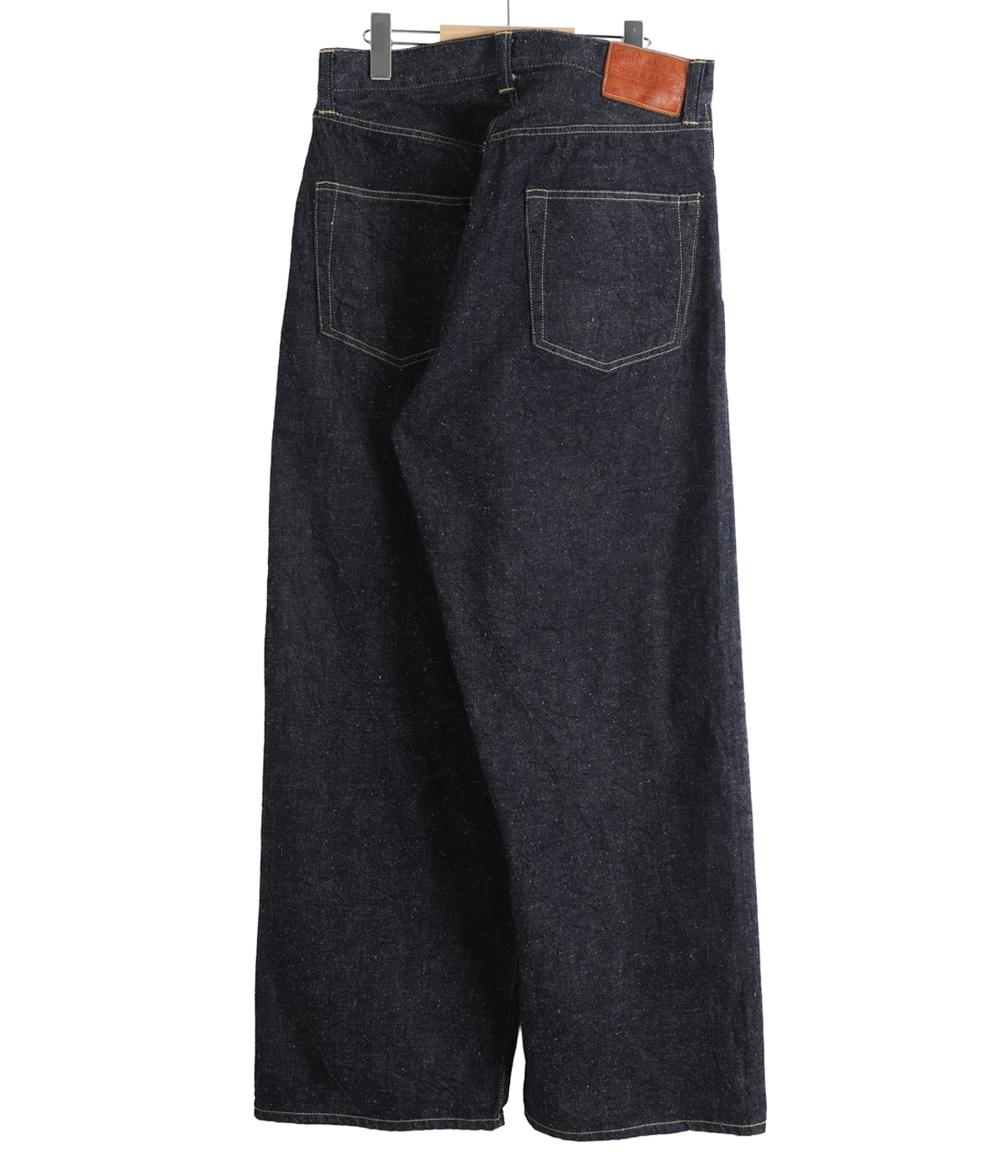 RECYCLED SUVIN COTTON YARAN 11.5oz DENIM 5POCKET WIDE PANTS WWⅡ