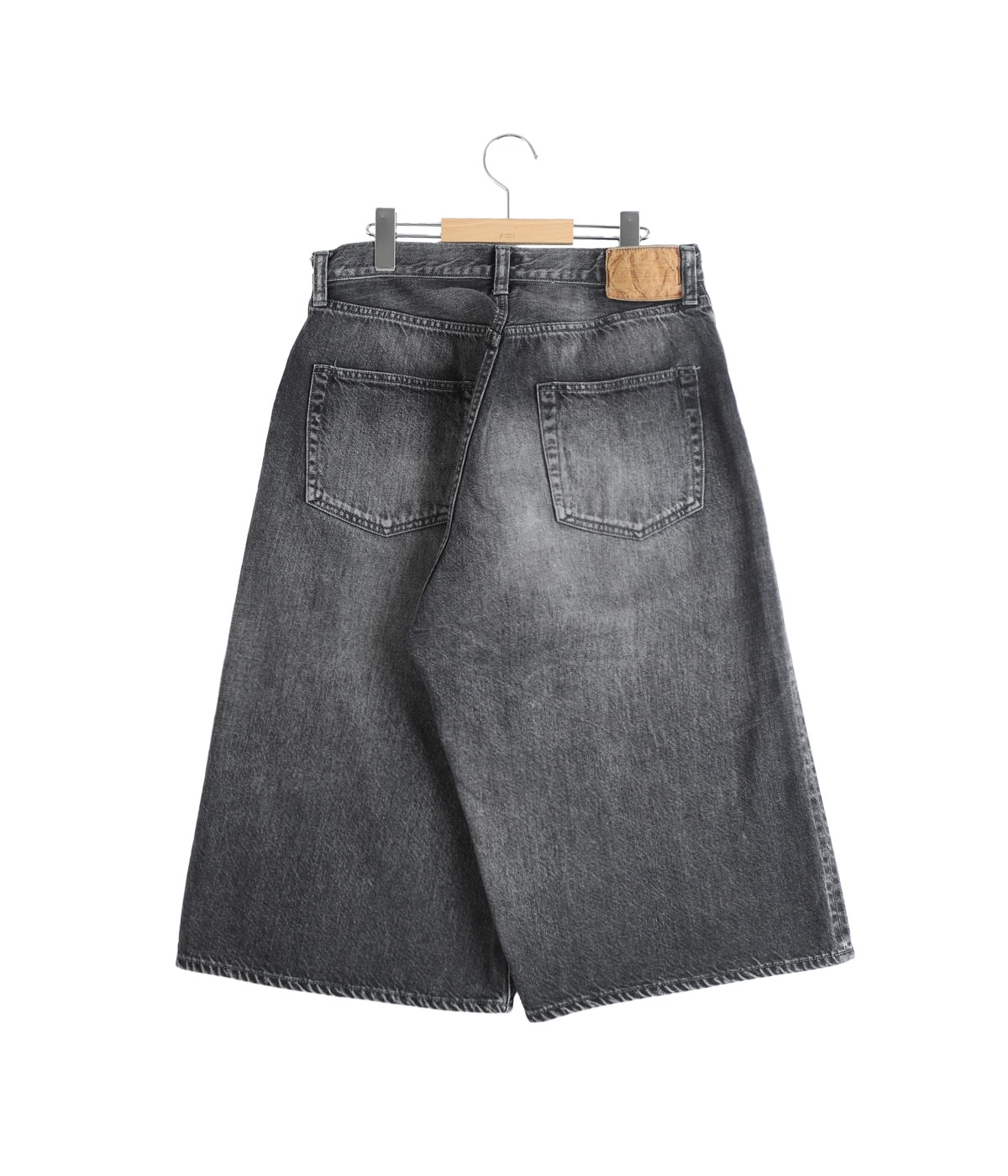 RECYCLED SUVIN COTTON YARN 11.5oz DENIM 5POCKET WIDE SHORTS