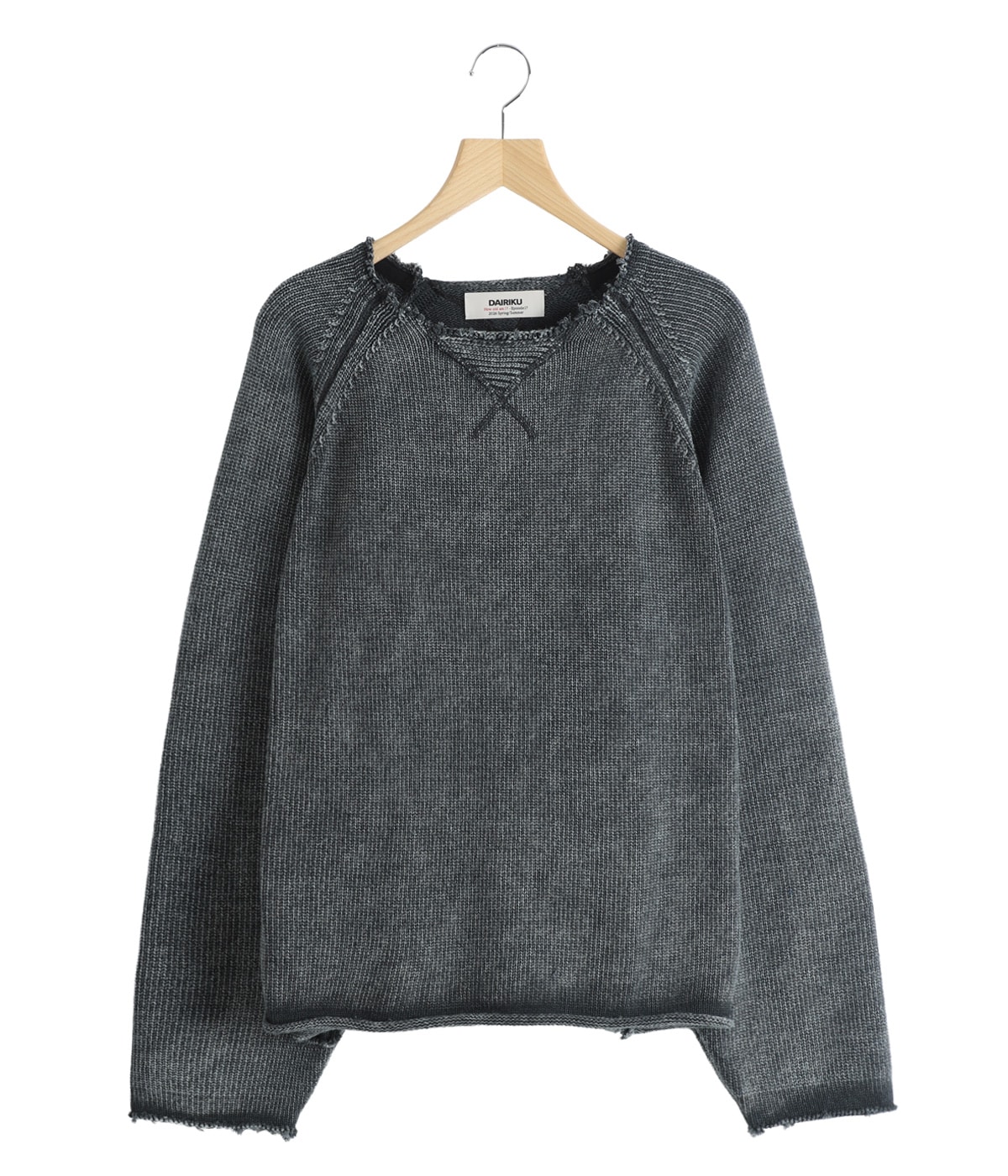 Vintage Washed Pullover Knit Sweater | DAIRIKU(ダイリク