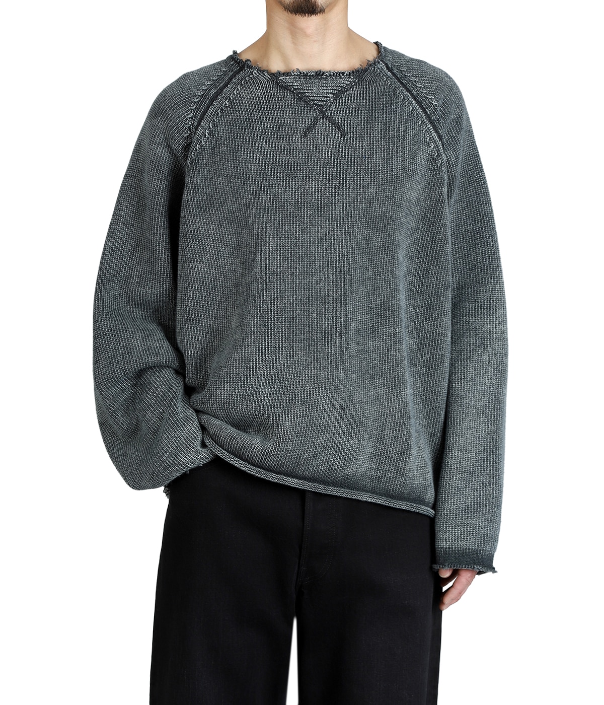 Vintage Washed Pullover Knit Sweater | DAIRIKU(ダイリク