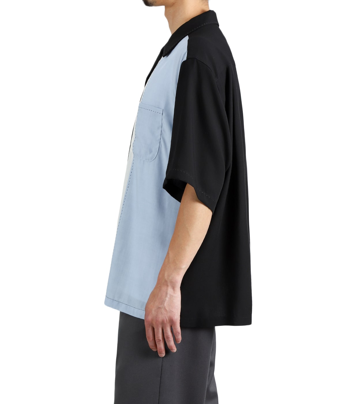 SWITCHING SHIRT S/S ( TYPE-1 ) | WACKO MARIA(ワコマリア