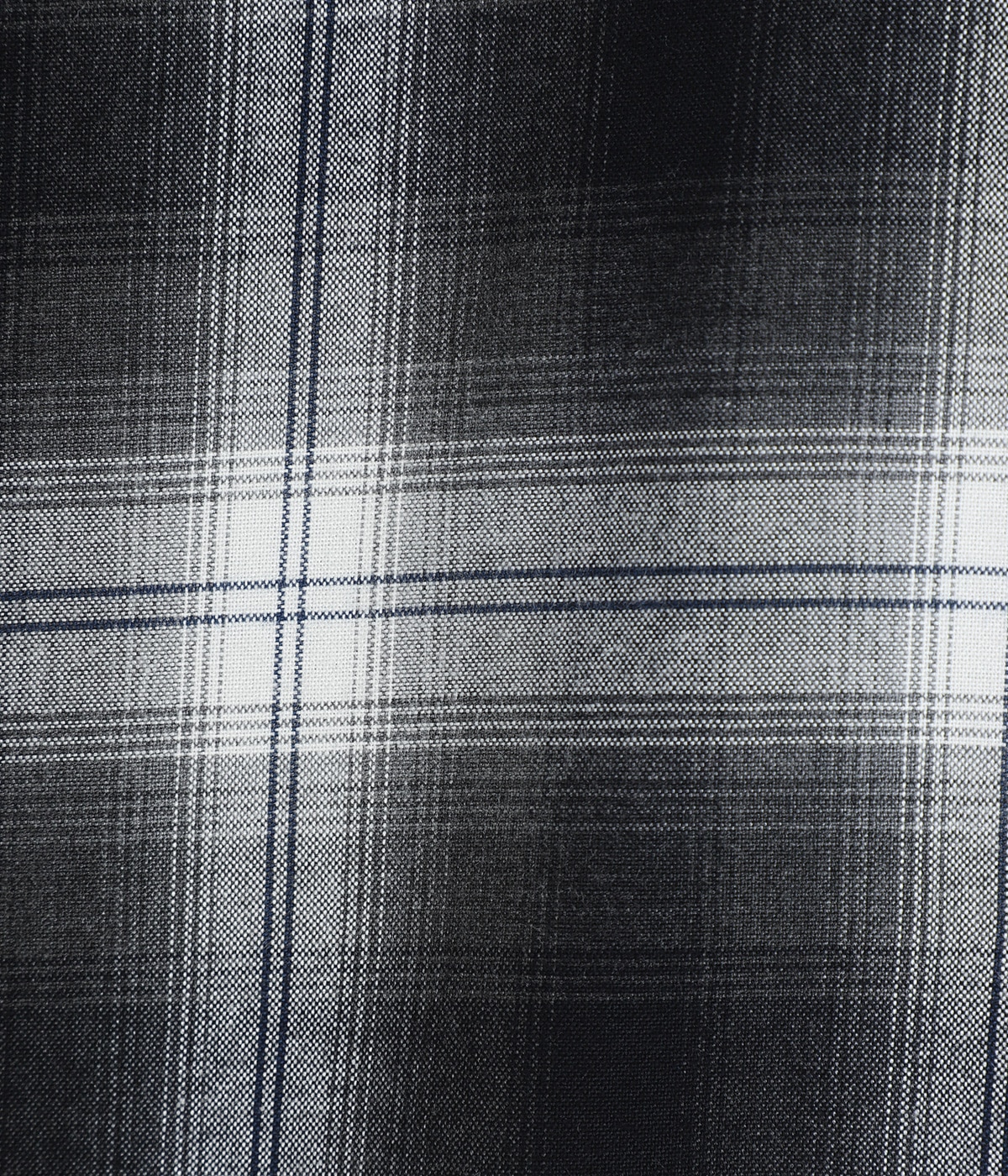 OMBRE CHECK OPEN COLLAR SHIRT S/S ( TYPE-2 ) | WACKO MARIA