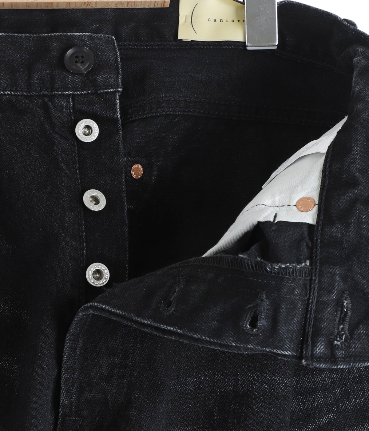 Denim Straight Trousers (VINTAGE WASH) | cantate(カンタータ