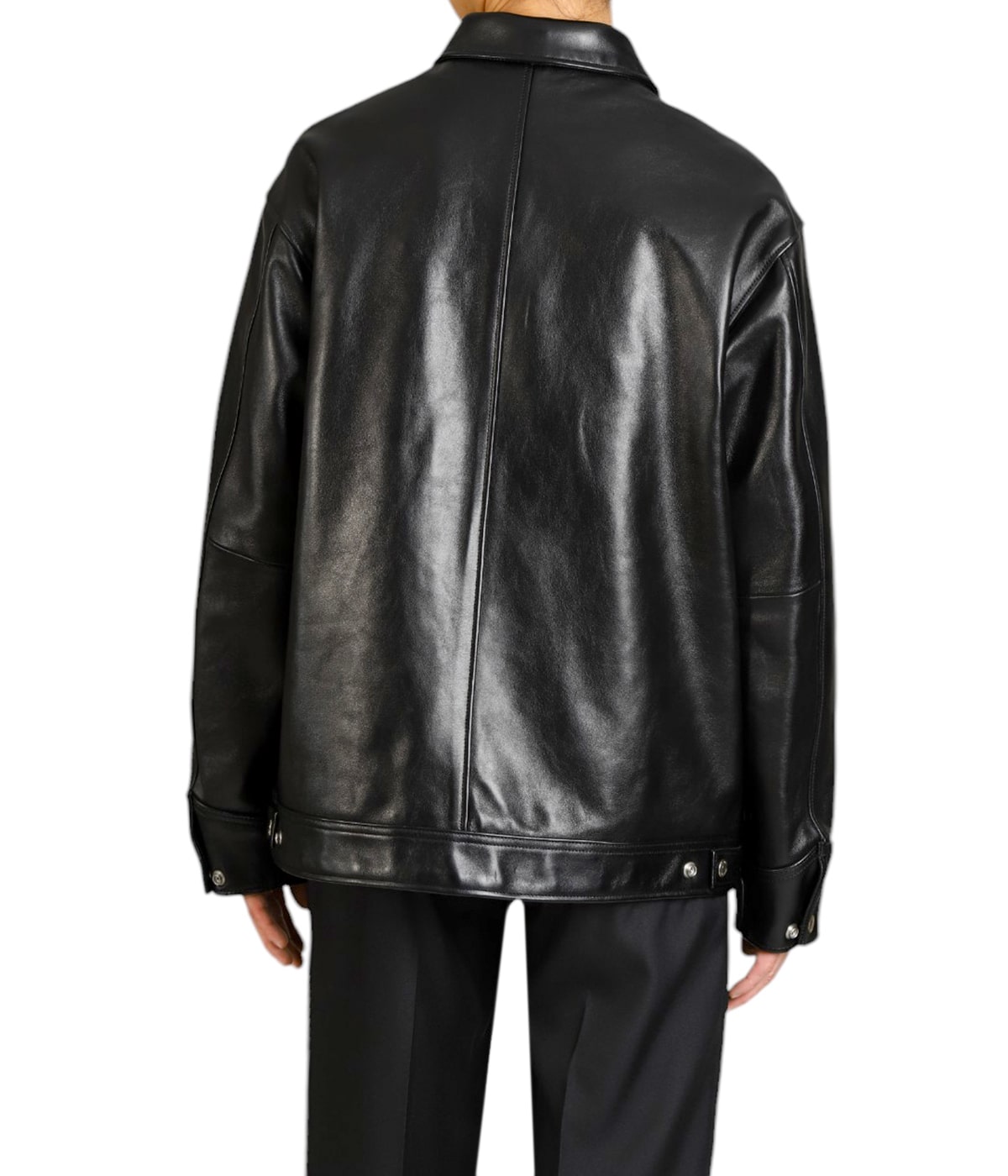 美品Schott LEATHER TRACKER JACKET SHEEP LEATHER 1st TRACKER JACKET/シープレザー トラッカー
