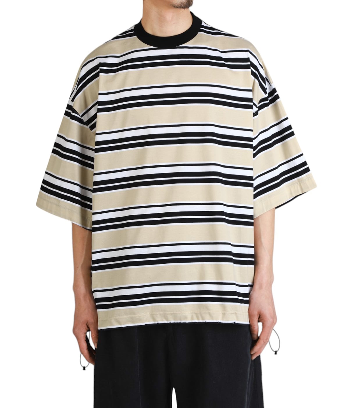 BALLOON BORDER T-SHIRT | is-ness(イズネス) / トップス
