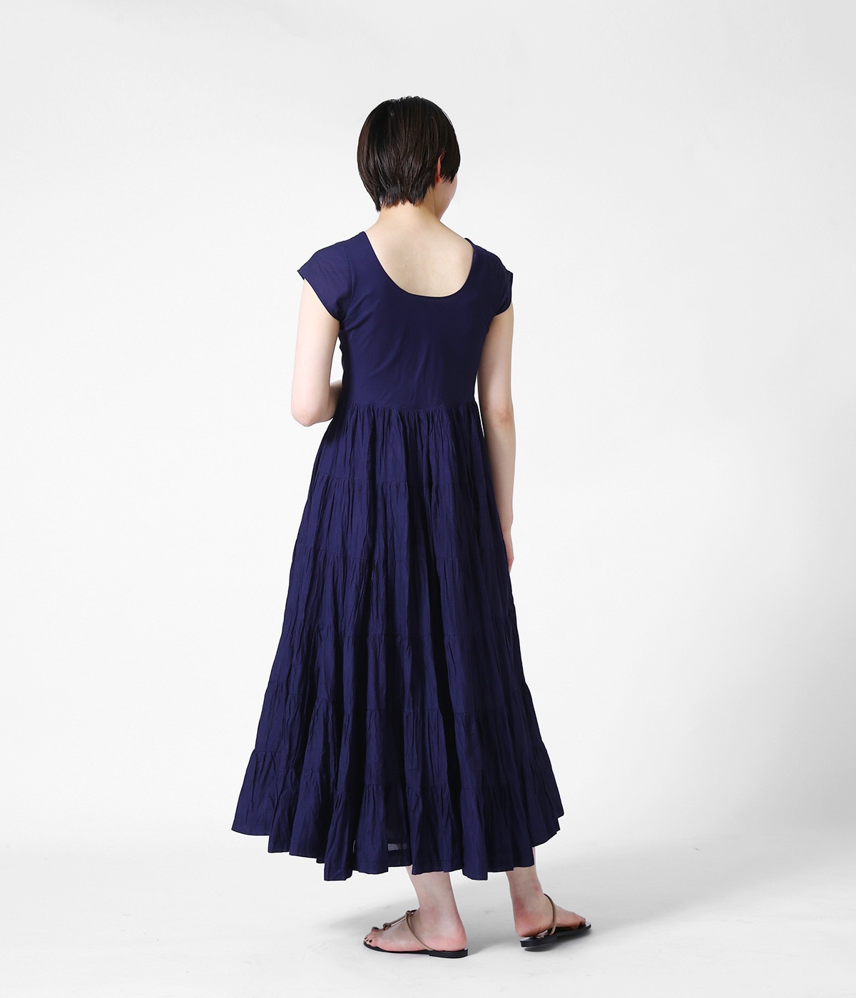 MARIHA ワンピース 草原の虹のドレス ウルトラマリン 36-