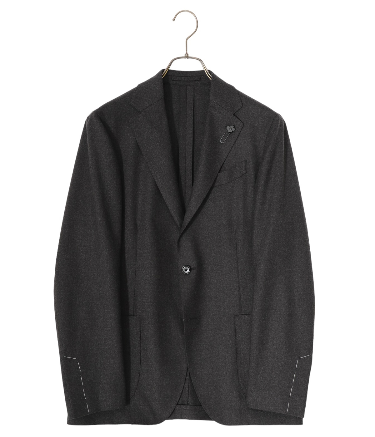 LARDINI ラルディーニ ジャケット② イタリア製 新品未使用 サイズ48 ラルディーニ LARDINI ニットジャケット メンズ 2つ釦シングル