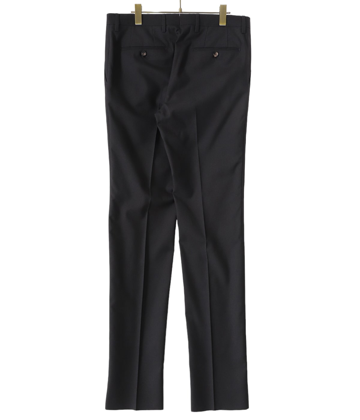 ラルディーニ　黒スラックス　イタリア製 SUITS / wool polyester sarge A | LARDINI(ラルディーニ