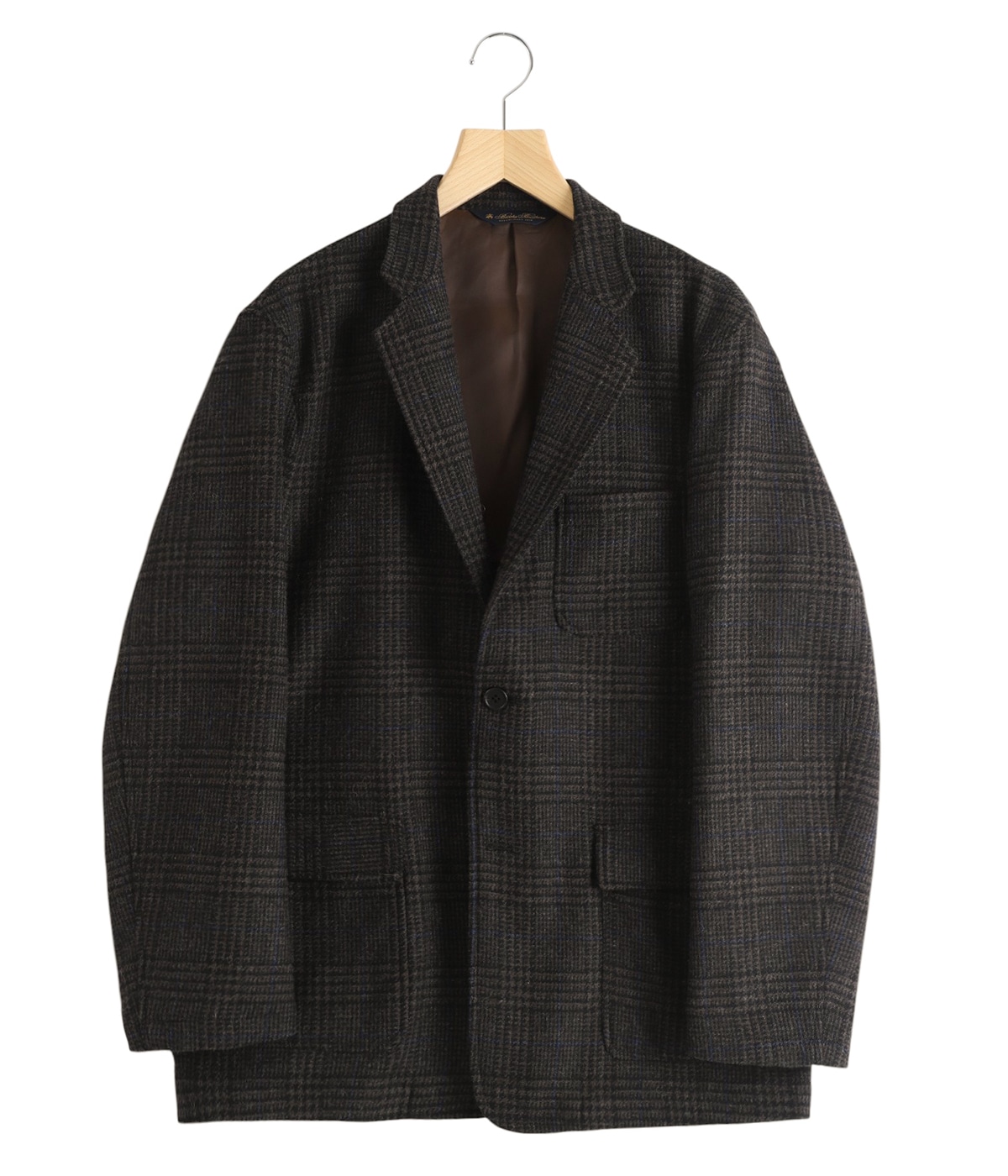 Brooks Brothers ブラック レザー ジャケット L BBJ EX WHS OUT WOOL 3PPKT JKT | Brooks Brothers(ブルックス