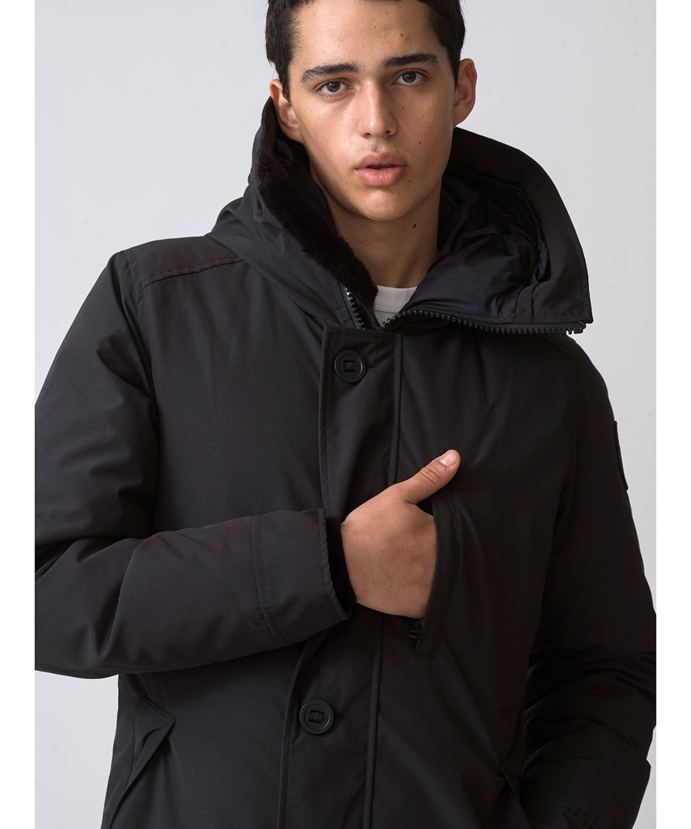 カナダグース ブラックレーベル希少 ウールジャスパー サイズS 国内正規品 BEAMS BEAMS CANADA GOOSE / Jasper Parka (blouson down jacket