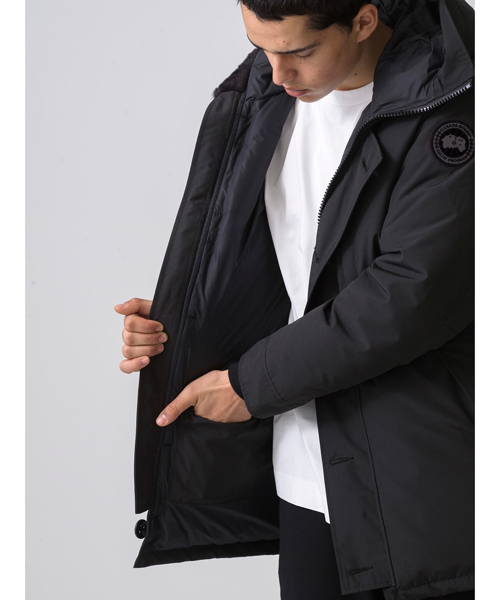 カナダグース ブラックレーベル希少 ウールジャスパー サイズS 国内正規品 BEAMS BEAMS CANADA GOOSE / Jasper Parka (blouson down jacket