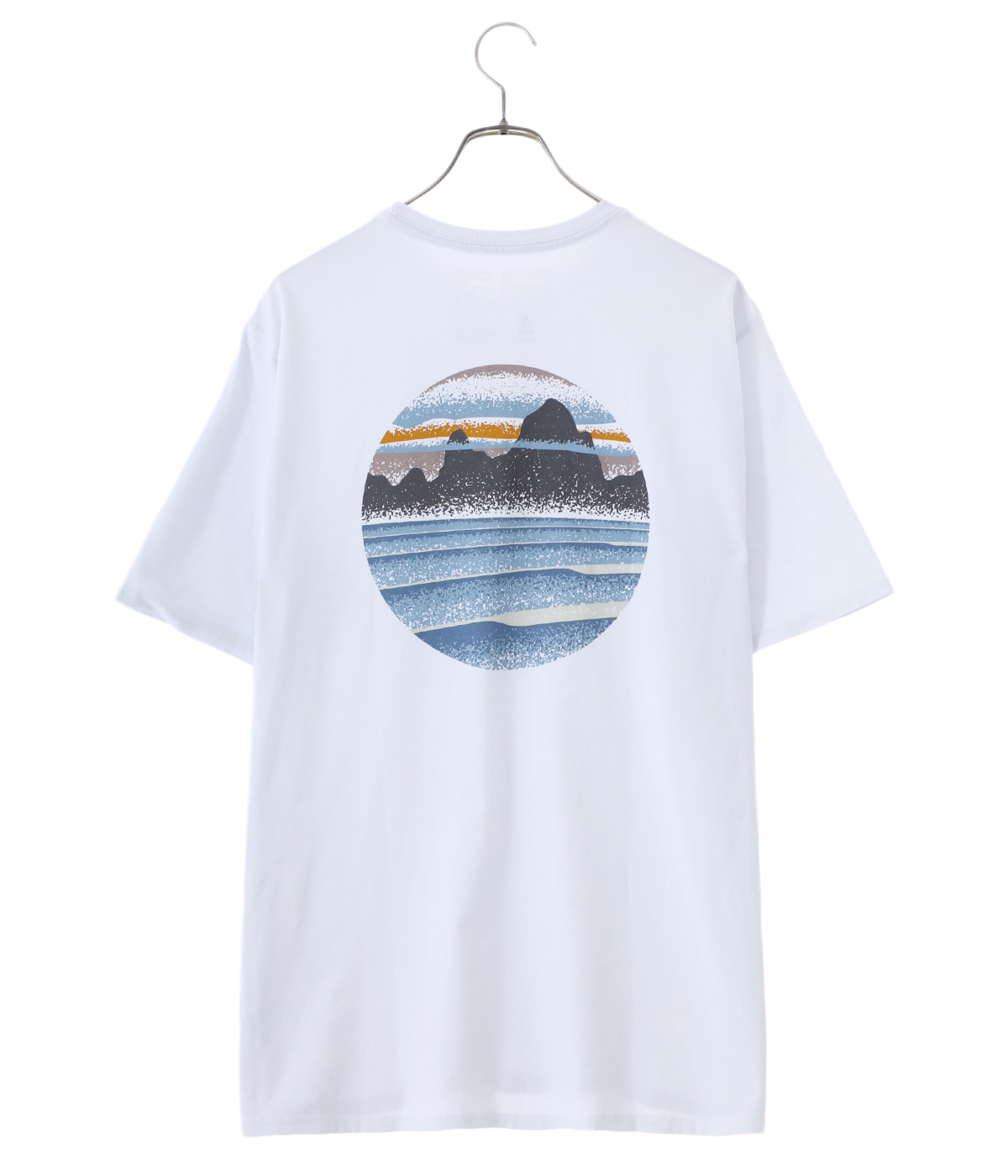 M's Skyline Stencil Responsibili-Tee -WHI-