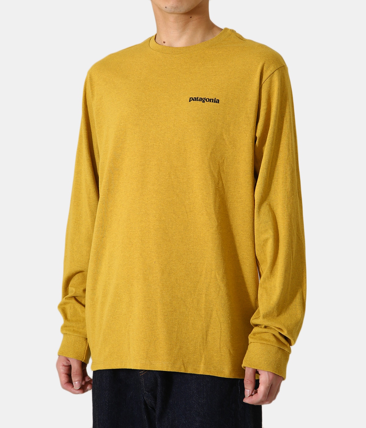 M's L/S P-6 Logo Responsibili-Tee -WHT- | patagonia(パタゴニア