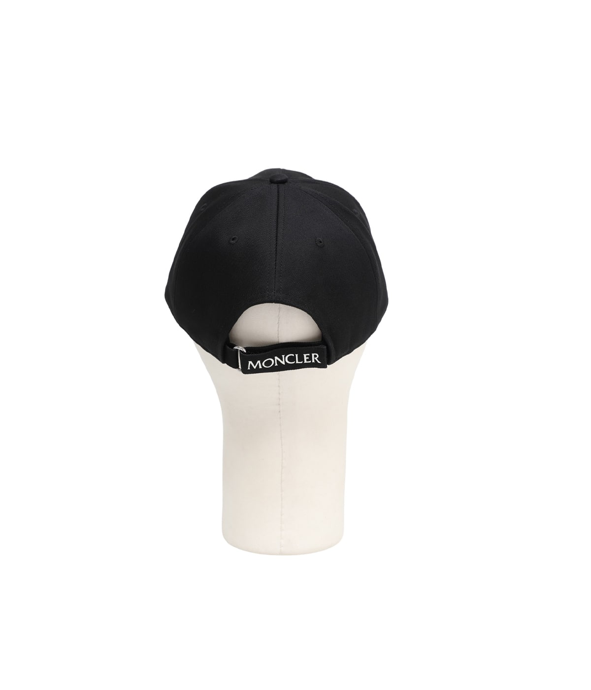 美品　MONCLER 黒 キャップ サイズ調整可能 関税込】新作◇MONCLER モンクレール◇ロゴ キャップ (MONCLER
